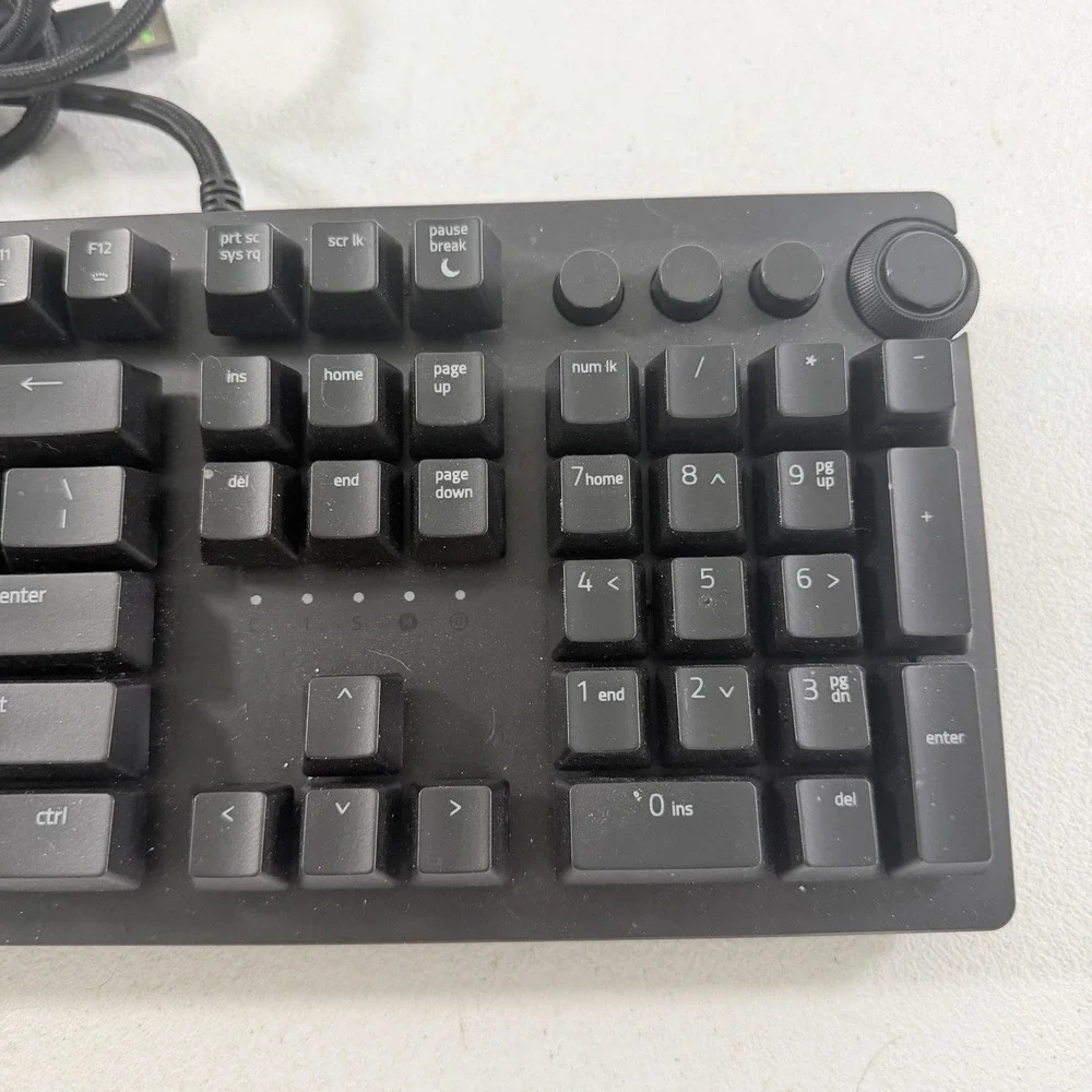 Razer Huntsman Elite Mechanical Gaming Keyboard RZ03-0187 TESTED WORKING